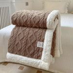 1 tk Taffeta kahepoolne lambavillast vooditekk, talvine paksendatud soe diivantekk, kliimaseadme tekk igaks aastaajaks 100X150cm