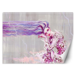 Tapeet Pikkade juustega naine 100x70 sinine