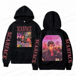 Film Scarface Hoodid Mehed Naiste Mood Hip Hop Hoodie Laste Mantlid Naiste Dressid Tony Montana Riietus Naiste Spordidressid T&uuml;druk 3XL