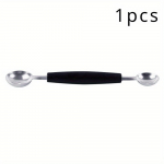 Roostevabast terasest kahe otsaga melonipallik&uuml;hv &ndash; 1 tk multifunktsionaalne puuviljade nikerdamise t&ouml;&ouml;riist arbuusi, draakonivilja ja j&auml;&auml;tise jaoks