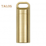 Waterproof Pill Box EDC Accessory Case Good Sealing Mini Size Multipurpose Outdoor Survival Storage Metal Container Dry Box S
