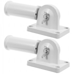 2 tk Seinale paigaldatav lipp Lipuvarda kinnitusklamber Alumiiniumisulamist hoidik Aiaalus 15x7cm
