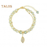 Naiste k&auml;ev&otilde;ru Faux Jade sileda helme lehe maap&auml;hkli ripats &Otilde;nne Reguleeritava pikkusega Rhinestone'i k&auml;ev&otilde;ru Prom igap&auml;evased randme ehted B