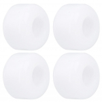 4 tk/komplekt k&otilde;rge elastsusega PU kalalaua rula rattad asendustarvikud valge mustriga