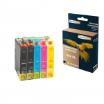 QUALITONER - 5 Cartouche compatible pour EPSON 502 XL 502XL Noir (x2) + Cyan + Magenta + Jaune pour Epson Expression Home XP-5100 XP