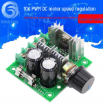 K&otilde;rge efektiivsusega 12V-40V 10A alalisvoolumootori kiiruse regulaator PWM astmevaba juhtl&uuml;litiga PWM without bracket
