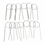 Vastupidavad roostevabast terasest ringvardad, kudumiskudumist&ouml;&ouml;riistade komplektid, trikookindad, ringkudumisn&otilde;el h&otilde;bedane valge v&auml;rv