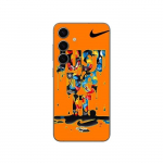 Coque - MANIACASE - Samsung Galaxy S24 FE - Graffiti - Orange - Souple puhas