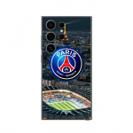Coque - Maniacase - Samsung Galaxy S25 Ultra - Souple - Noir - PSG Logo Tour Eiffel