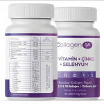 Collagen Life - H&uuml;drol&uuml;&uuml;situd kollageen C-vitamiini, tsingi ja seleeniga, 90 tabletti