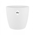 ELHO Pot de fleur BRUSSELS rond - &Oslash; 24.3 x H 23.2 cm - Blanc