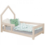 Lit cabane enfant POPPI 80 x 160 beige 2