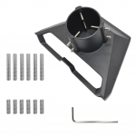 Starlink Gen 3 toruadapteri pooluskinnitusega katusekinnituspostide toruliitmikud paigaldusplaadi katusekinnitus Starlinki standardn&otilde;ude jaoks must