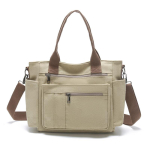 &Uuml;he &otilde;laga crossbody kott suure mahutavusega naiste pendelr&auml;nduri kerge vaba aja paaride spordikott mitme taskuga k&auml;ekott One Size khaki