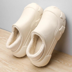 Moodsad talvised puuvillased kingad meestele ja naistele Soojad peale libistatavad EVA kingad Sise- ja v&auml;listingimustesse Veekindlad aiajalatsid Paksu tallaga klotsid 44-45