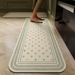 Luksuslik libisemiskindel, mustust h&uuml;lgav k&ouml;&ouml;gimatt: Imab vett ja &otilde;li, Lihtsalt hooldatav diatomiitmudast pikk matt. 40x120cm (3.5mm Diatom Mud)
