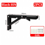 2tk 8/10/12tolline reguleeritav seinale kinnitatav kolmnurkne kokkuklapitav nurgaklamber Pink laua riiuliklamber M&ouml;&ouml;bli tugev tugi