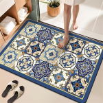 Superimav Vannitoap&otilde;randamatt Libisemisvastane Vannitoavaip WC-vaip Uksejalatsimatt Vannitoa Libisemisvastane Kummist Du&scaron;ivaip 50&times;80cm