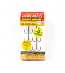 Gamakatsu 68535 Treble Hook RB M l&uuml;hikese varrega nanomantel, suurus 8 (4489)