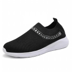 Naiste lamedad slip-on kingad Naistele Sokksneakerid Moodsad Kristallist Naiste Kingad Vabaaja Zapatos De Mujerjh8sd 35