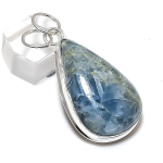 Natural Aquamarine Gemstone 925 Sterling Silver Jewelry Pendant 2.17 o6i32