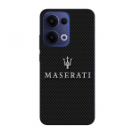 Coque de t&eacute;l&eacute;phone - Maserati - Oppo Reno 13 5G - Silicone - Souple - Noir