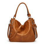 Moodsad Naiste Pehmest Nahast Suure Mahutavusega &Otilde;lakotid K&auml;ekotid Hobo Kotid T&otilde;stekott 37cm*14cm*32cm pruun
