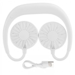 EBTOOLS Kaela riputatav ventilaator Mini Kaasaskantav Kaelarihmiga Ventilaator Kahekordne Laua USB Laetav Riputatav Laisk Stiil