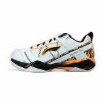 Li Ning Invincible Ace Tiigririba Mugavad Moodsad P&otilde;rutuskindlad Libisemiskindlad Kulumiskindlad Madalad Sulgpallijalatsid Meeste toss Valge AYAR015-16 39