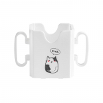 1 tk pudeli tassi piimahoidja reguleeritav ohutu plastikust beebi v&auml;ikelapse mahlakarbi joomine kohv