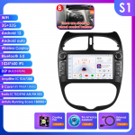 Ossuret Intelligent 7862 Android Auto raadiom&auml;ngija Peugeot 206 206CC 206SW 2000 -2008 jaoks Auto stereo Multimeedia Heli Traadita Carplay 7-tolline pea&uuml;ksus B S1 8Core 3G 32G AI