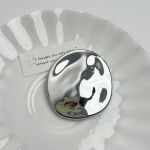 Uus Mood Minimalistlik Ebakorrap&auml;rane Geomeetriline Metall Eba&uuml;htlaselt Poleeritud Ovaalne Pross Naistele T&uuml;drukutele Peoehted Kingitused A1