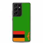 Coque T&eacute;l&eacute;phone Drapeau Zambie &ndash; Samsung Galaxy S21