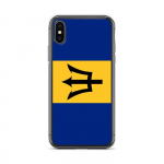 Coque - iPhone - Drapeau de la Barbade - Supp - Kaitse t&auml;ielik - Vastupidav silikoon