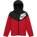 Nike Sportswear Windrunner Logotr&uuml;kiga V&auml;rviplokk Kapuutsiga Jakk Lastejoped University-Red CU9301-011 XS