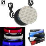 4D embleemi valgustus juhtiv 4D embleemi kleebise valgus 8,2 cm suurus valge / sinine / punane 4D logo LED-valgustuslogo sinine