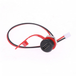 C-t&uuml;&uuml;pi USB-C-pistik kuni ph 2.0-ga mutriga lukustusplaadi naissoost USB-pesa