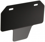 POSH 200042 M&auml;gi numbrim&auml;rgi hoidja 50-125cc jaoks kolmnurkse kleebisega must must