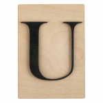 Objets d&eacute;coratifs - Non sp&eacute;cifi&eacute; - Lettres en bois d&eacute;co - 14,9 x 10,5 cm - Style contemporain - Int&eacute;rieur roheline