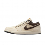 Air Jordan 1 Low Premium Ivory Baroque Brown Meeste tossud Kreemjas Kahvatu-Ivory Off-Noir IB8058-110 44
