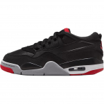 Air Jordan 4 RM GS Bred Laste tossud Must Hundihall Valge FQ7938-061 37.5