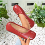 Moodsad Tabis Ninja Kingad Mustad Ballerina Kingad L&otilde;hestatud Varbastega Kingad Naiste Mary Janes Suurused 42 Kleidi Sussid Ballerina Zapato Mujer 35 punane