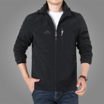 Kevadine Uus Mantel Meeste L&otilde;dva Kiiresti Kuivav Suur Suurus Vabaaja Sportlik V&auml;litingimustes Trench-mantel Jakk Meestele 5XL must