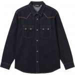 Levis SS25 Uusaasta Piiratud V&auml;ljalase Kahe Taskuga Disain N&ouml;&ouml;pkinnitus &Uuml;he n&ouml;&ouml;biga Denim Jakk Meeste jakid Tume-Sinine 0036J-0000 S