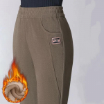 Spordip&uuml;ksid Keskealised Naiste S&uuml;gis Talvine Fliis Paks Soe Dressip&uuml;ksid Elastne v&ouml;&ouml;koht Haaremip&uuml;ksid Naistele Mugavad vabaaja p&uuml;ksid XXXXXL