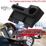 Keskkonsooli k&auml;etoe karbi alus tassihoidjaga Toyota Land Cruiser 70 71 76 79 jaoks