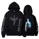 Meeste Solo Leveling Harajuku Huppar S&uuml;gis Talv Streetwear Pullover Mehed Naised Pikkade Varrukate R&otilde;ivad L&otilde;dvad Huppariga Dressipluusid S