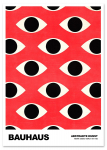 Plakat bauhaus oczy pattern 30x40 cm