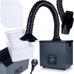 Rosfix SR80 FumeExtractor Pro &ndash; Jootmisaurude eemaldaja 80W | 160 m&sup3;/h | 99,97% Filtreerimine | Toru 0,75 m