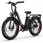 Elektrijalgratas Drvetion 26 1000W Mootor T&auml;iskasvanute E-jalgratas 48V 20AH Maksimaalne S&otilde;iduulatus 110km Tippkiirus 50km/h Must CTR26 20AH must